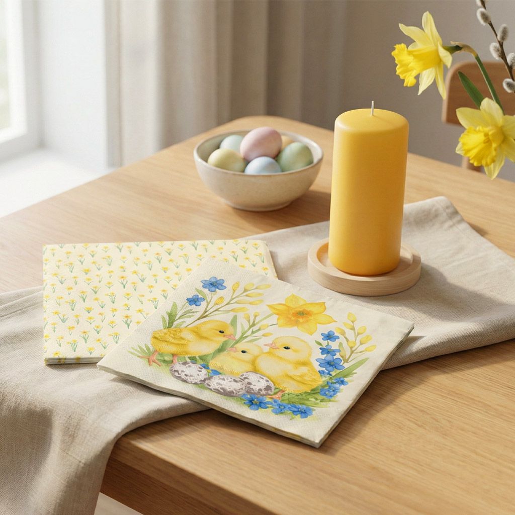 Image of Ljus & servetter